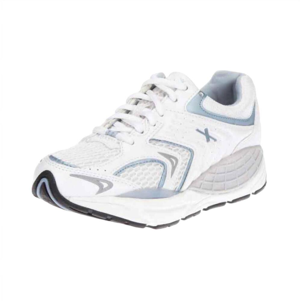 NEW XELERO women's matrix mesh running shoes - medium in white/ light blue